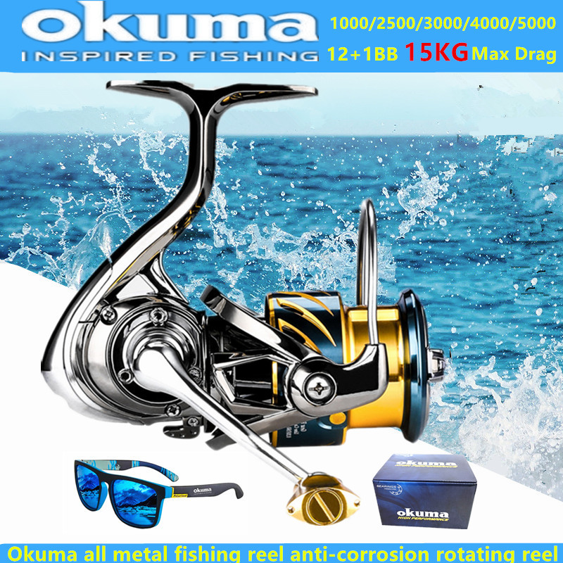 Okuma all metal fishing reel 1 – обзор и цена Fishing Equipment Daiwa