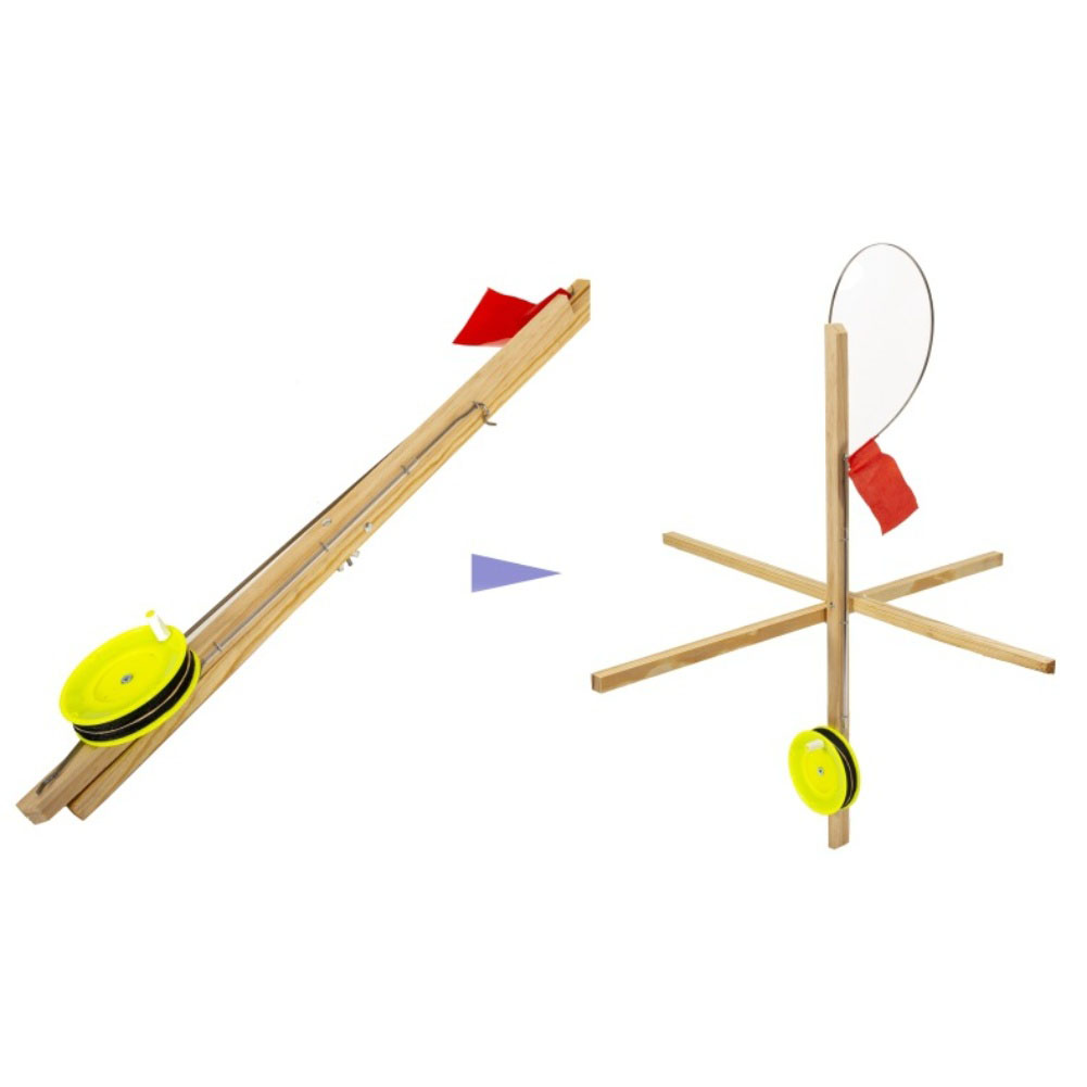 3Pcs Wooden Ice Fishing Flags  – обзор и цена Ice Fishing Tip Up