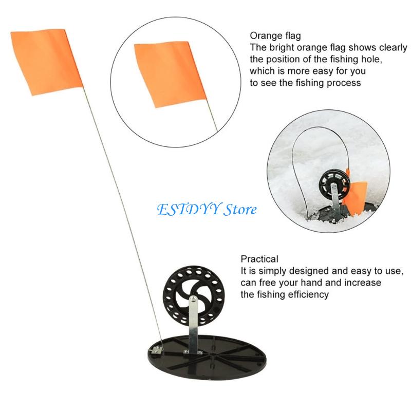 G6DE 2Pcs Ice Fishing Flags Ic – обзор и цена Ice Fishing Tip Up