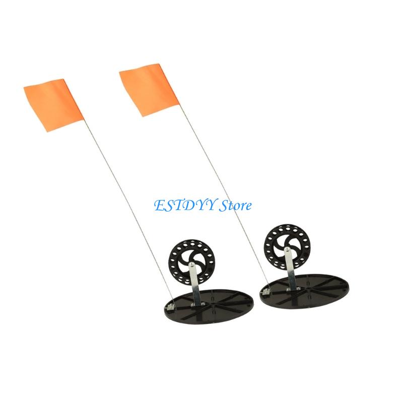 G6DE 2Pcs Ice Fishing Flags Ic – обзор и цена Ice Fishing Tip Up