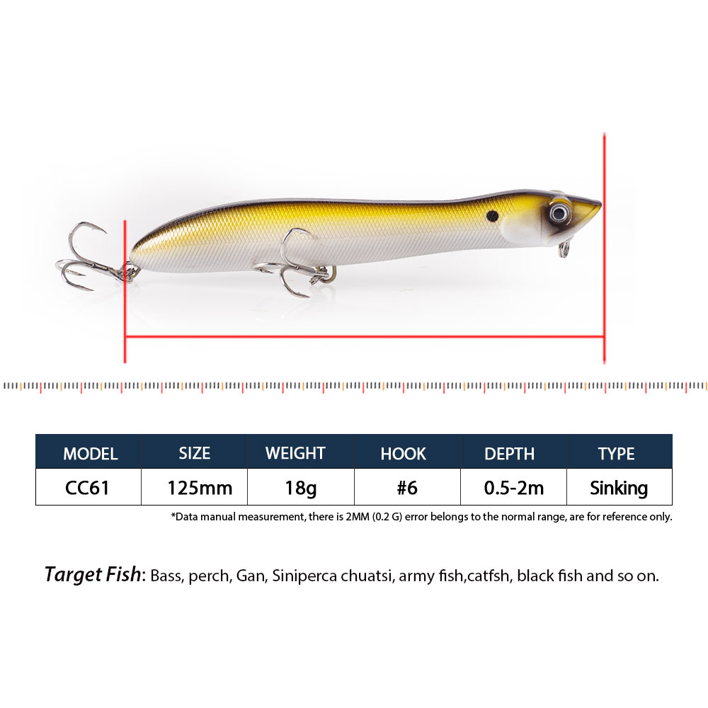 120mm/18g Topwater Pencil Popp – обзор и цена Fishing Equipment Daiwa