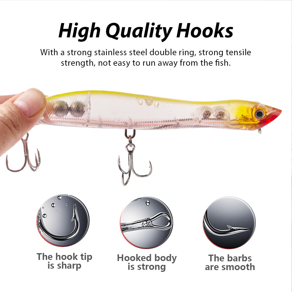 120mm/18g Topwater Pencil Popp – обзор и цена Fishing Equipment Daiwa