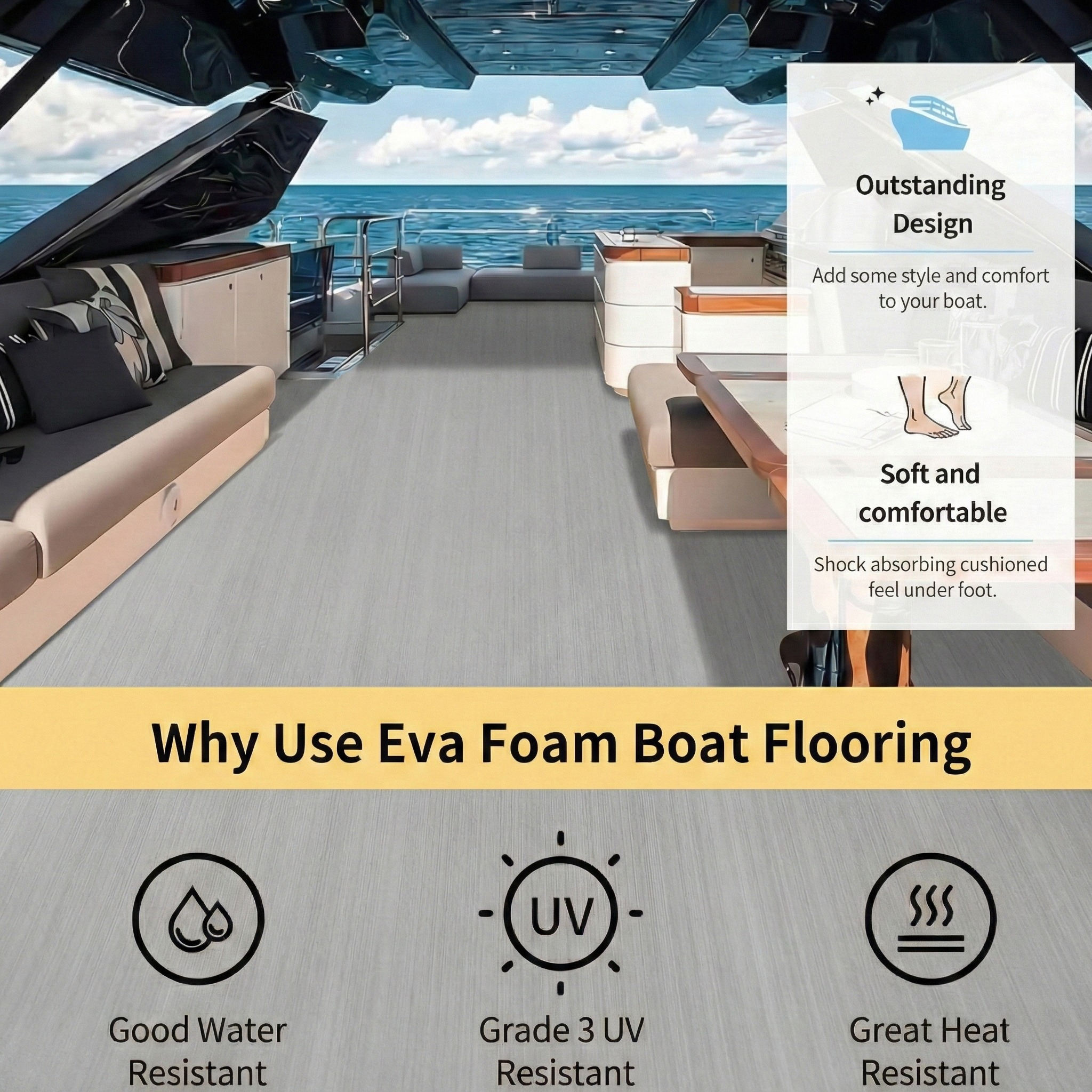 2400*1200*5mm Faux EVA Boat De – обзор и цена Fishing Equipment For Beginners